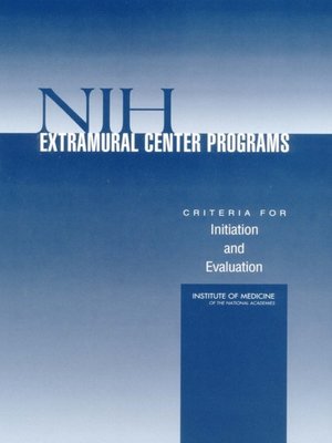 cover image of NIH Extramural Center Programs
